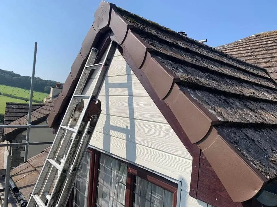 New fascias, bargeboards and guttering in Kingsteignton