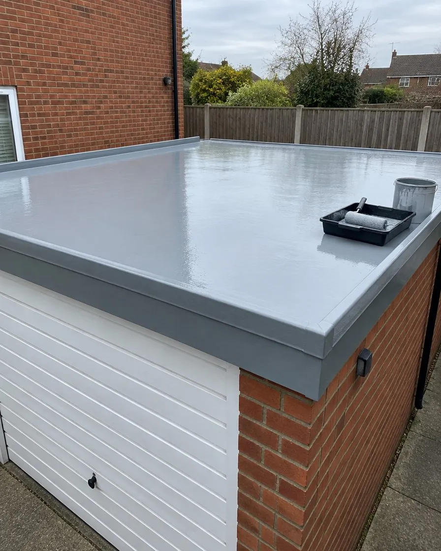 GRP fibreglass roofing in Kingsteignton