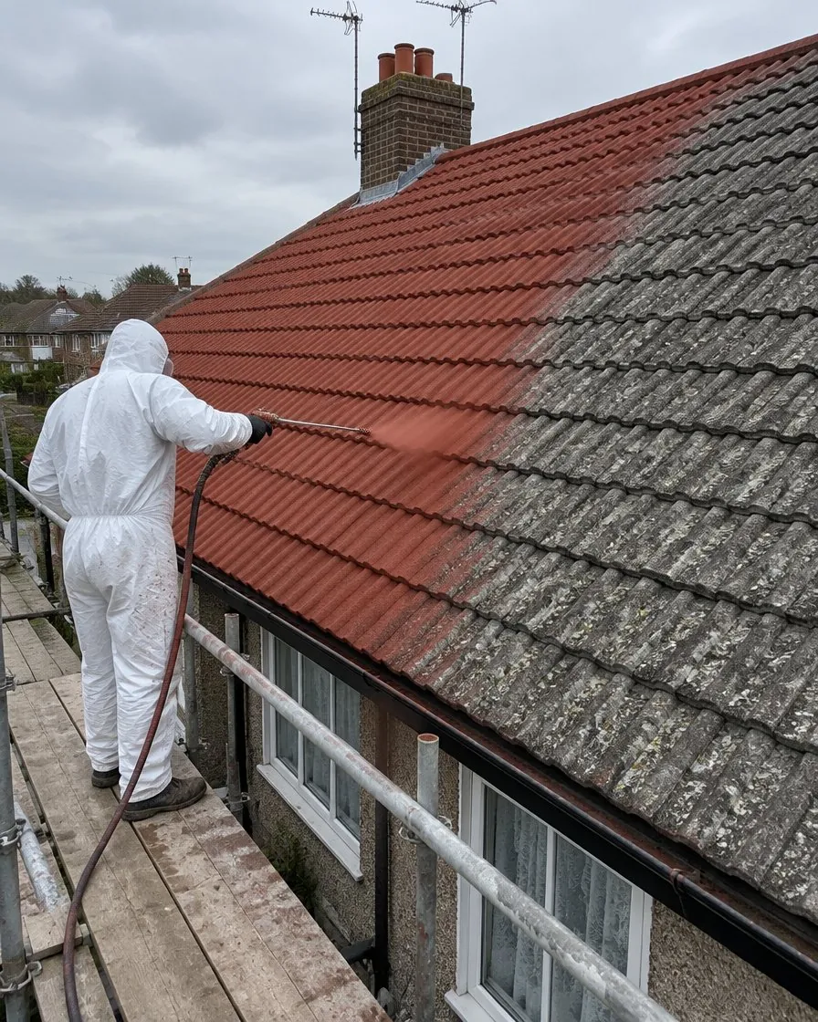 Roof painting and coating in Kingsteignton